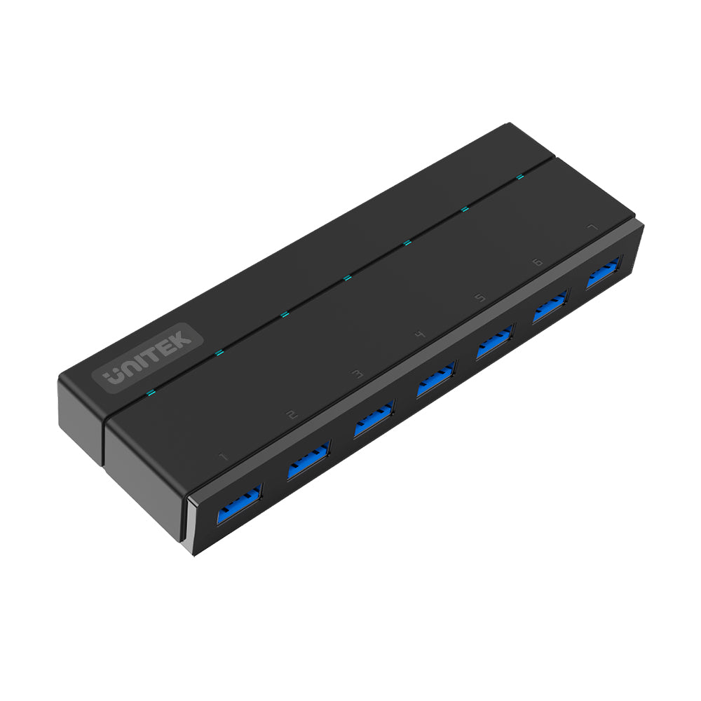 MULTIPORTS USB 3.0 - HUB 7 PORTS - AVEC CABLE 30 CM