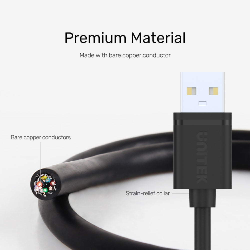 USB 2.0 to USB-A Charging Cable