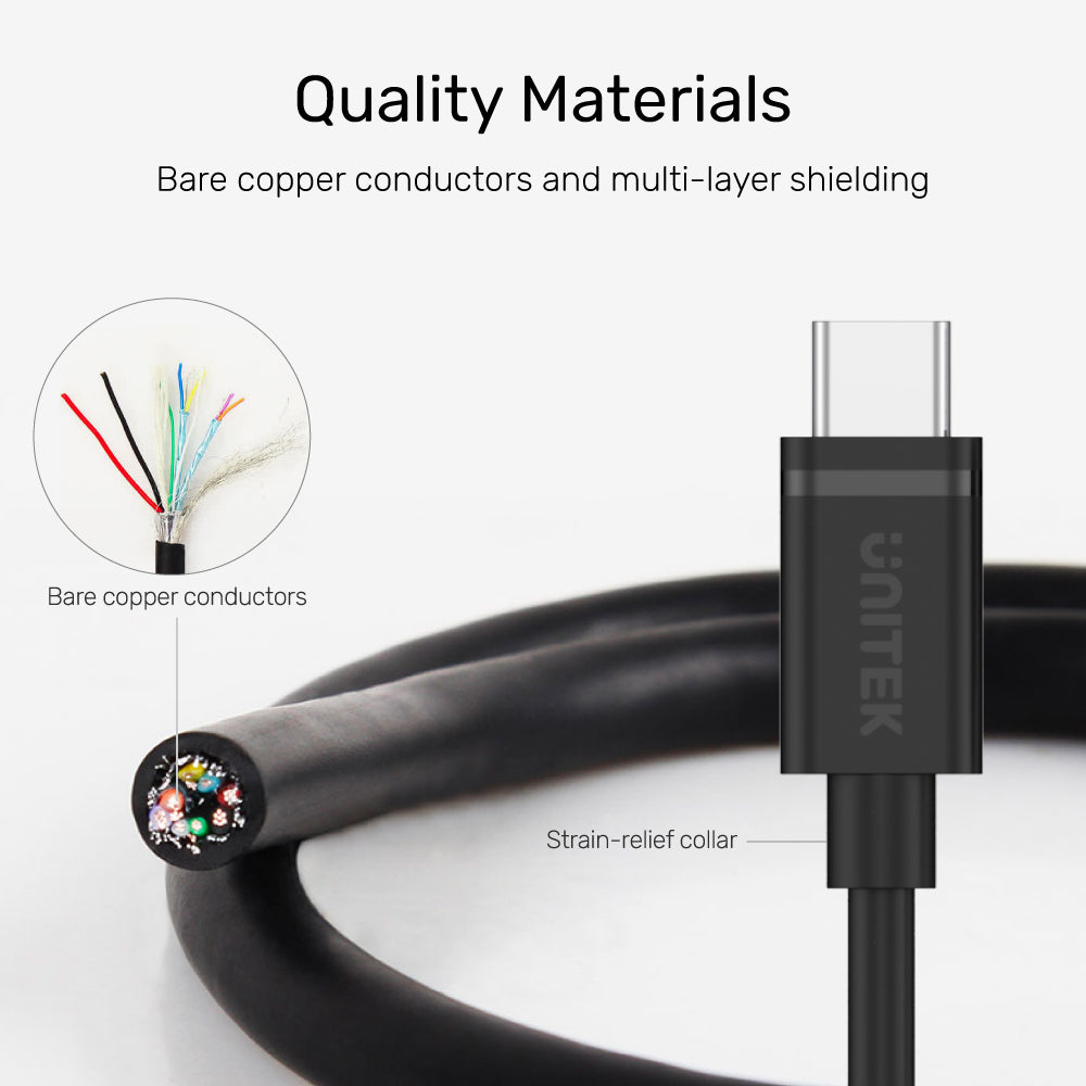 USB-C PD60W Charging Cable with 5Gbps (USB 3.0)