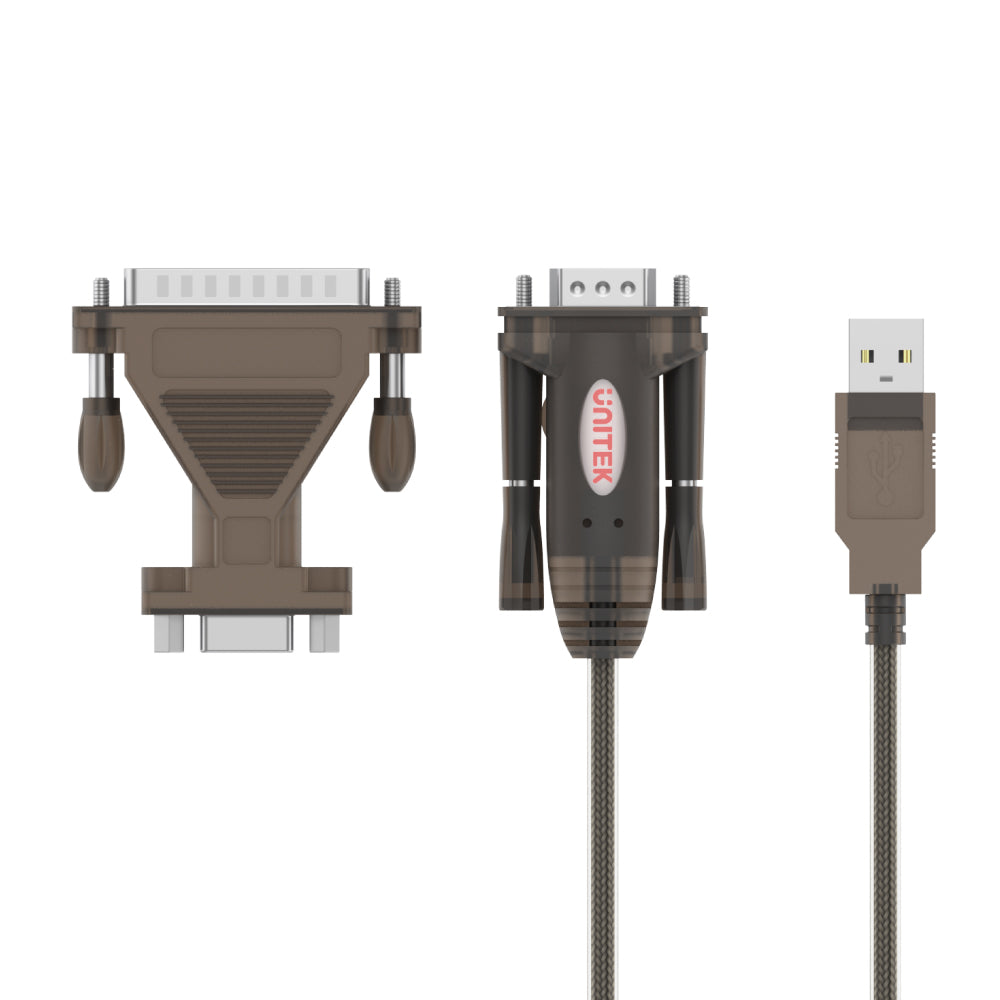 USB to Serial Cable Adapter With DB9F to DB25M Adapter
