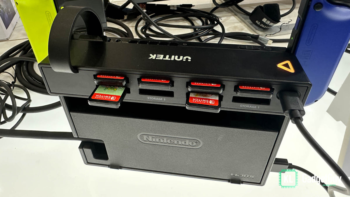 COMPUTEX 2023: Unitek made a Nintendo Switch dock that switches cartri