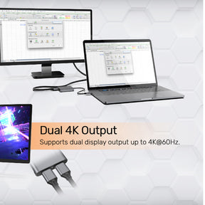 USB-C to Dual DisplayPort Adapter
