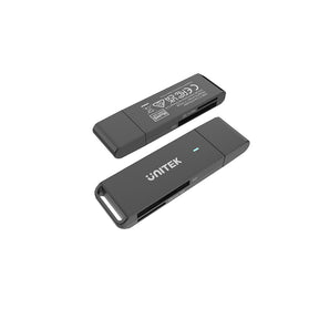 LECTEUR DE CARTES UNITEK SD/MICROSD USB-A 5 GBPS/USB-C