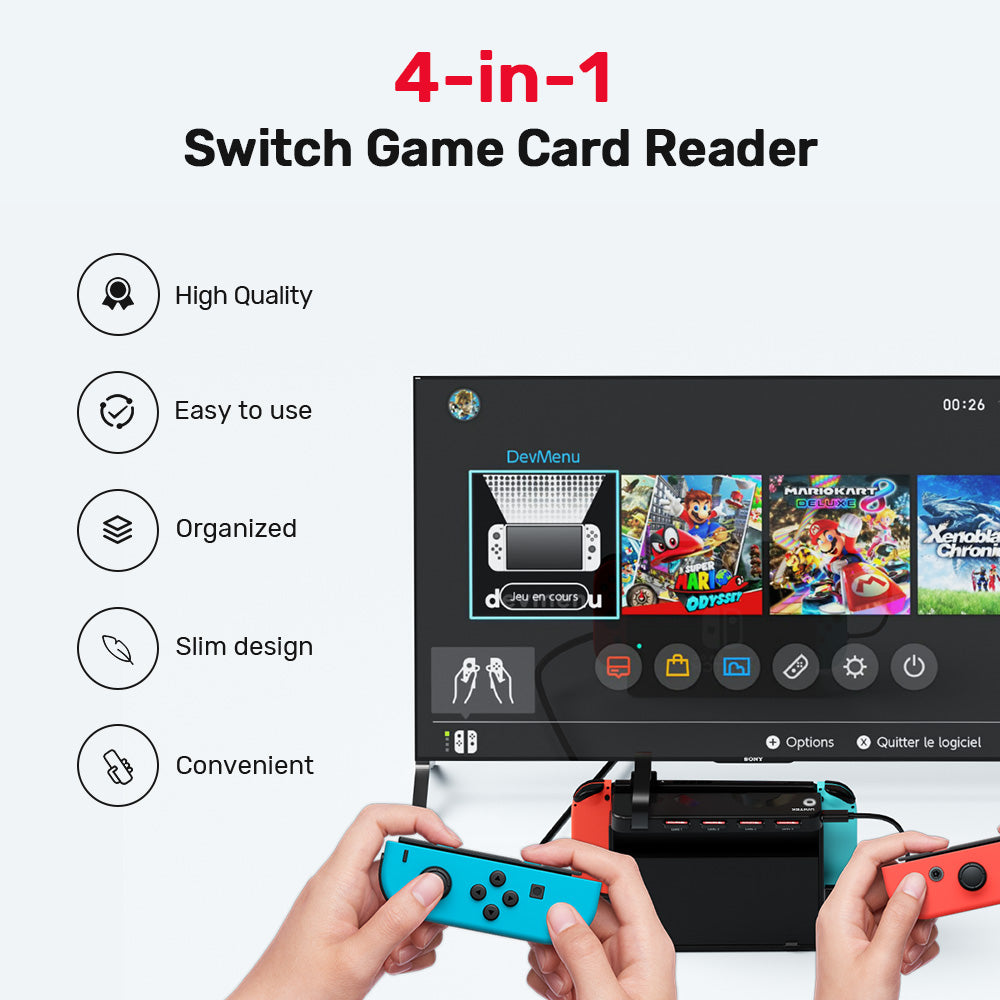 Switch - 4-in-1 Game Card Reader