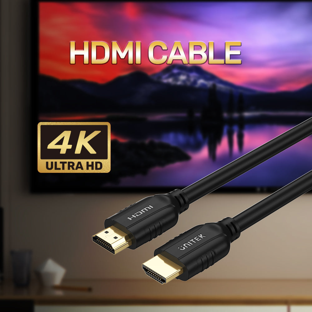 Cable HDMI-HDMI 2.0 Ultra HD 4k 60fps 18gbps 3 Metros