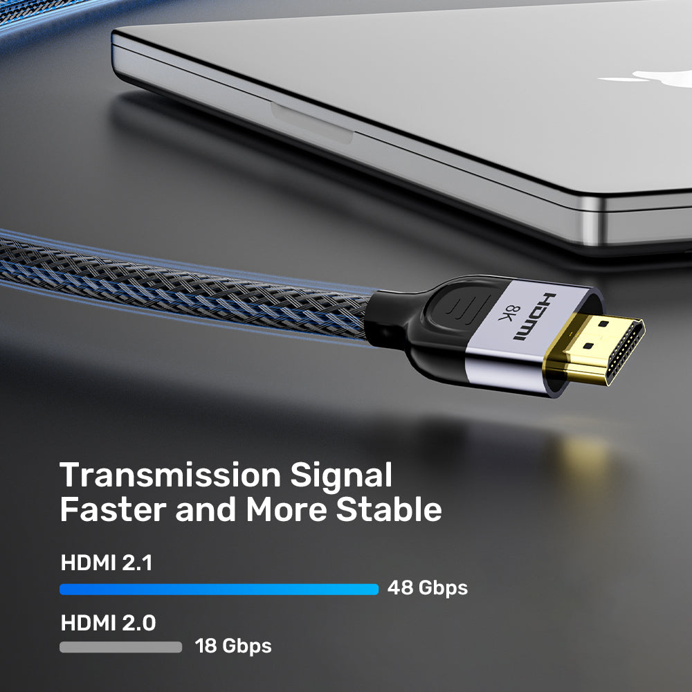 8K Braided Nylon HDMI Cable