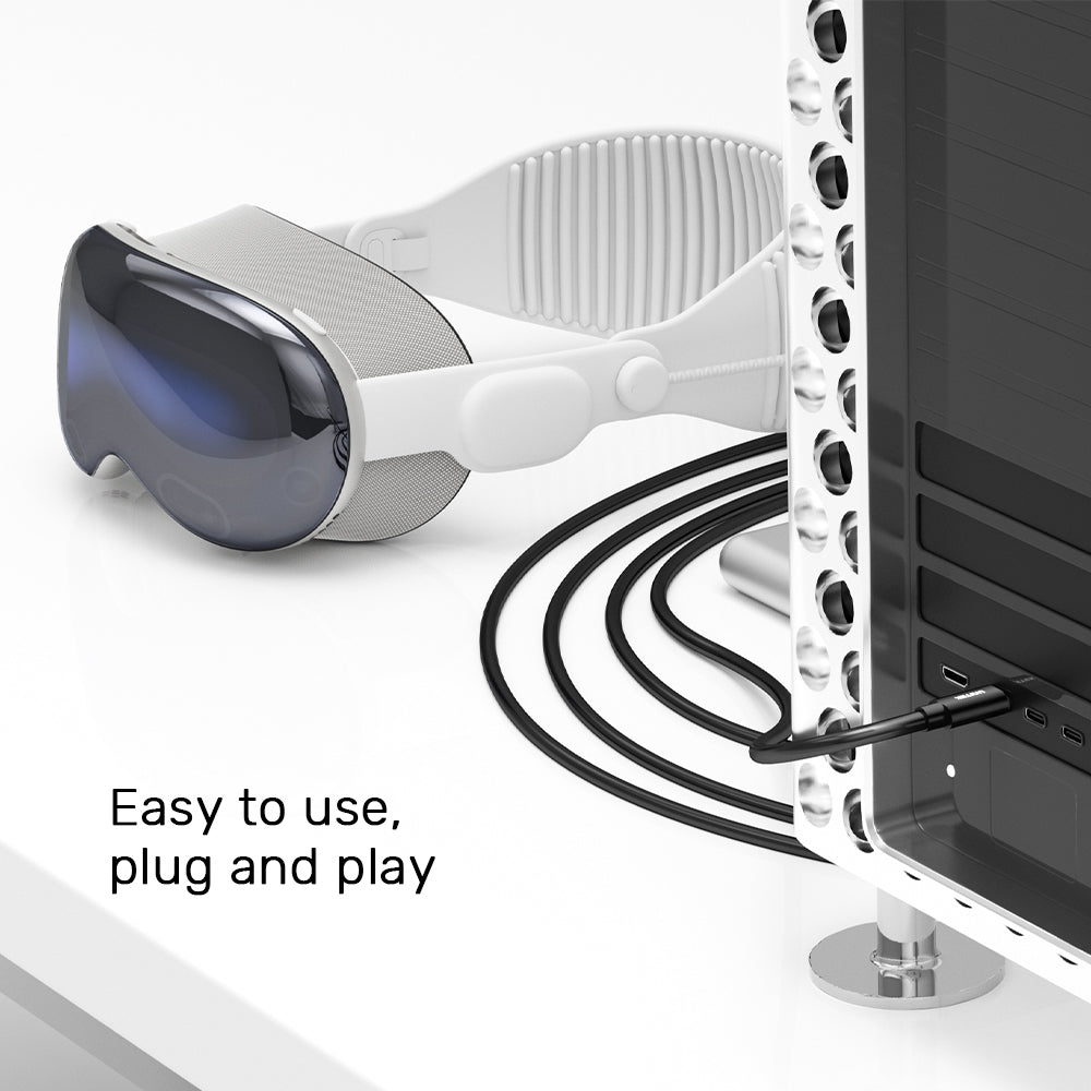 VR Link Pro Cable (90 Degree USB-C to C Cable supports 5Gps & 60W)