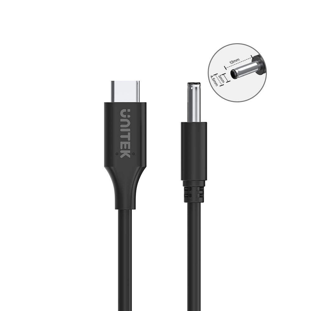 65W USB C to DC Charging Cable DC Jack 4.5 x 3.0 mm for Dell Laptops