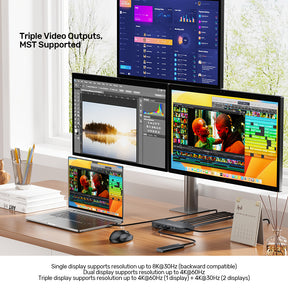 USB-C 8K Docking Station with 100W PD