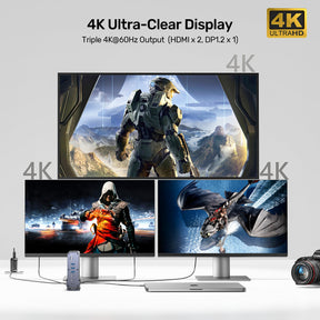Universal DisplayLink Triple 4K Docking Station