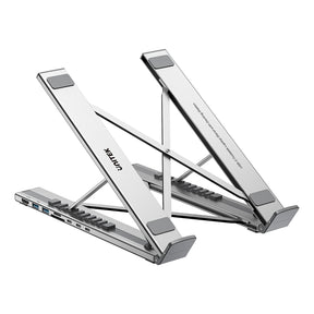 USB-C Foldable Laptop Stand with Docking Station