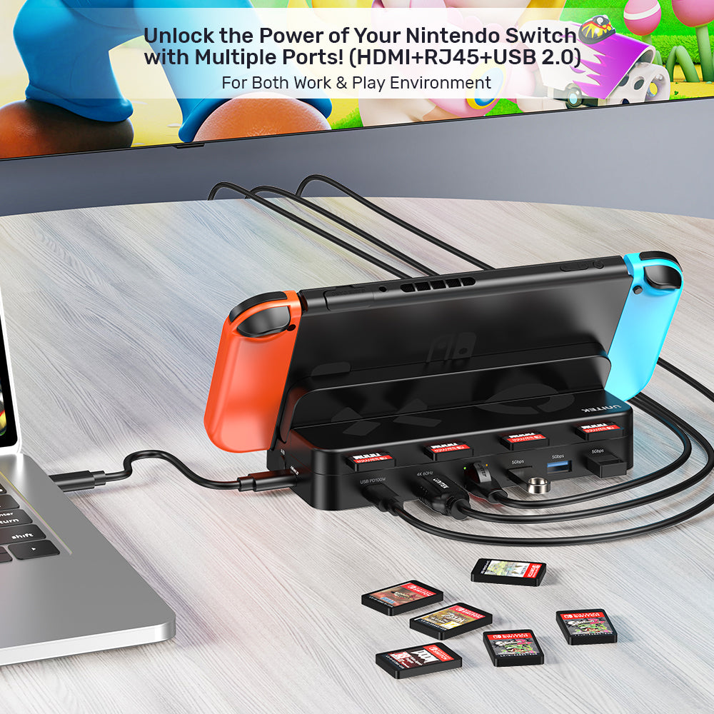 Laptop Nintendo Switch To Monitor Without Dock USB C To HDMI