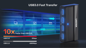 USB 3.0 Switch Selector 2 Computers Share 4 USB 3.0 Ports KVM Switcher