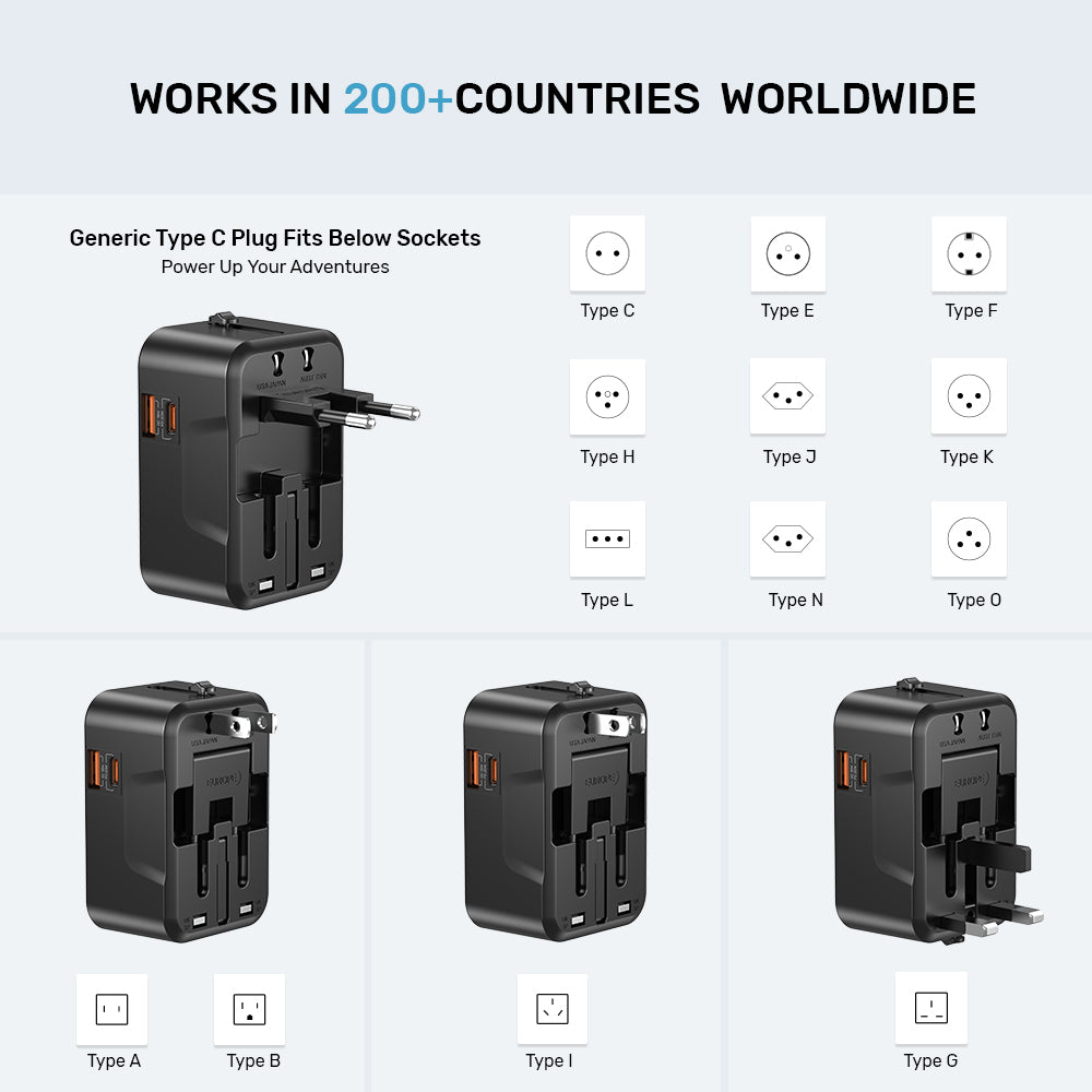 20W Universal Travel Adapter