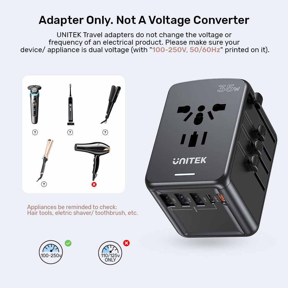 35W Universal Travel Adapter