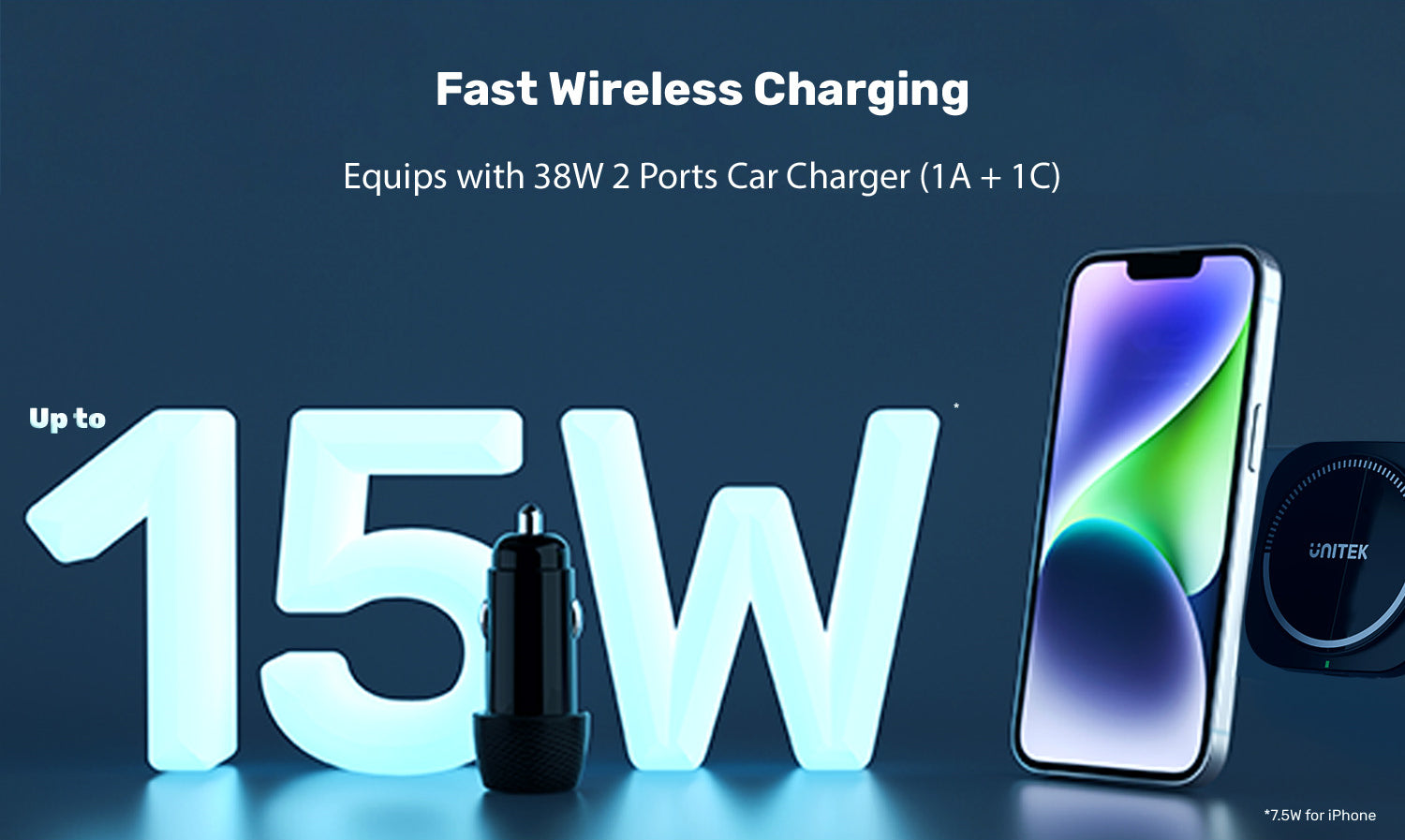 MagSafe Car Mount Charger 15W Wireless Phone Car Charger Mount