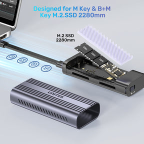 SolidForce Reefer Pro USB 40Gbps to M.2 SSD (PCIe/NVMe) Enclosure