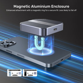 Magnetic M.2 2230 NVMe SSD Enclosure