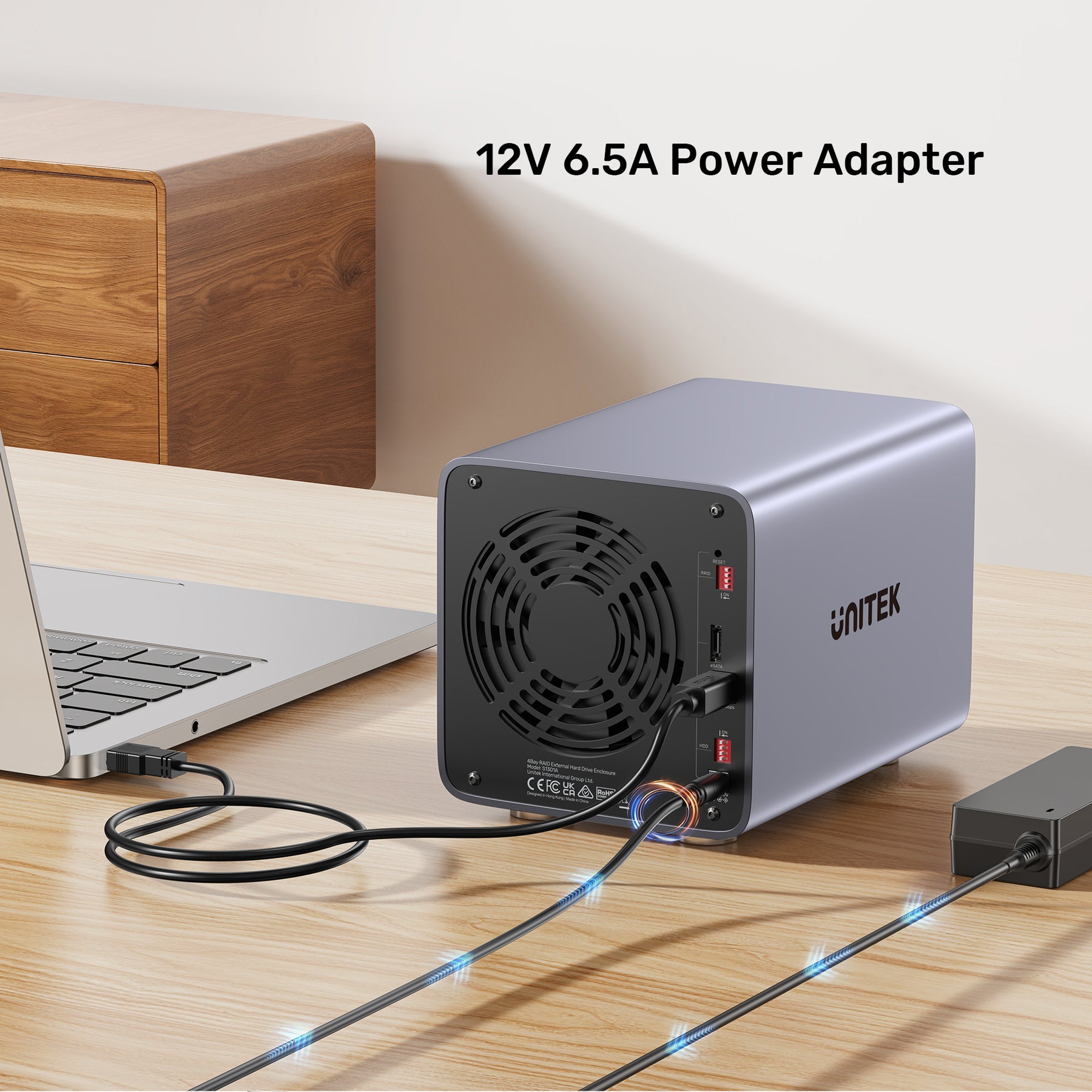 4 Bay RAID External Hard Drive Enclosure