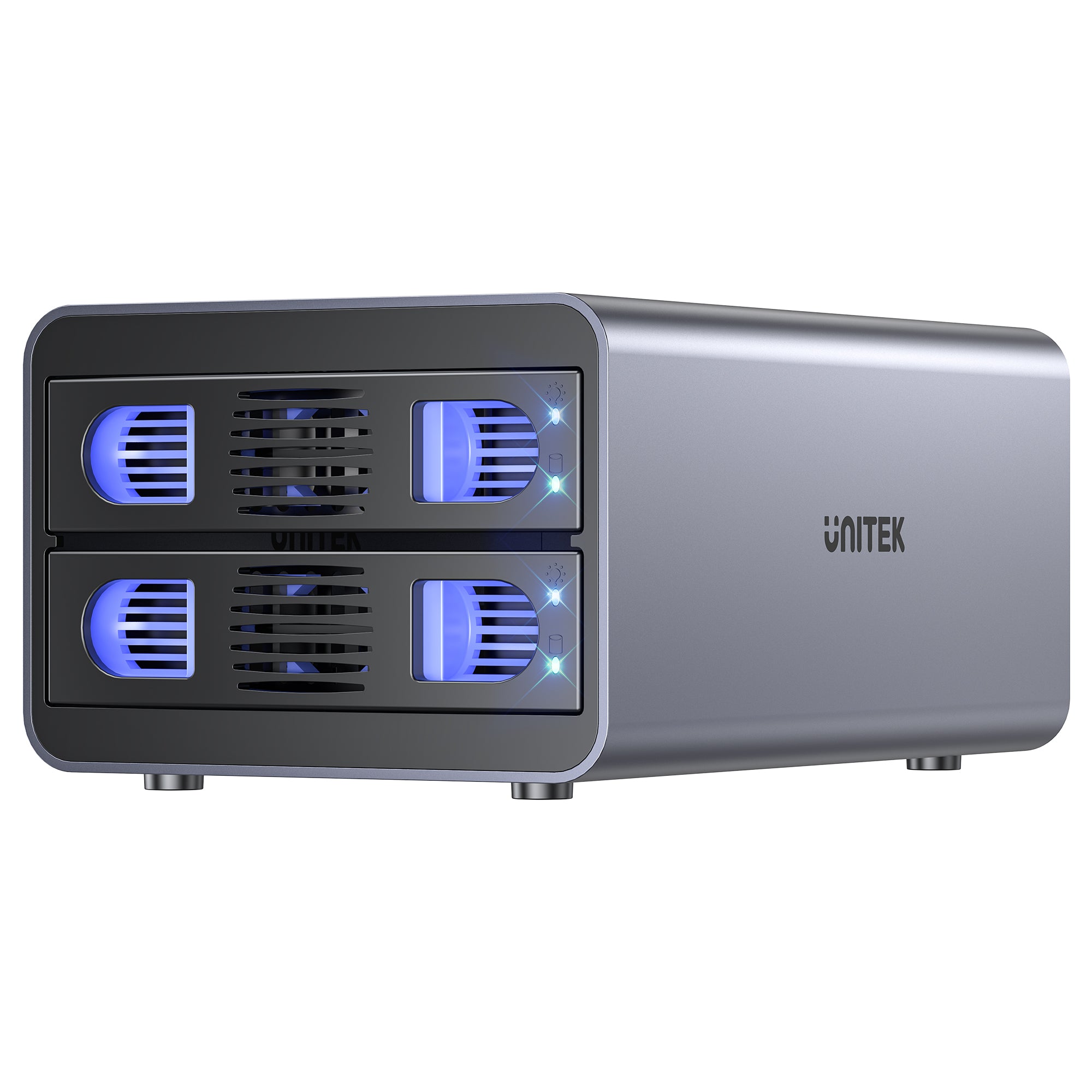 2 Bay RAID External Hard Drive Enclosure | UNITEK