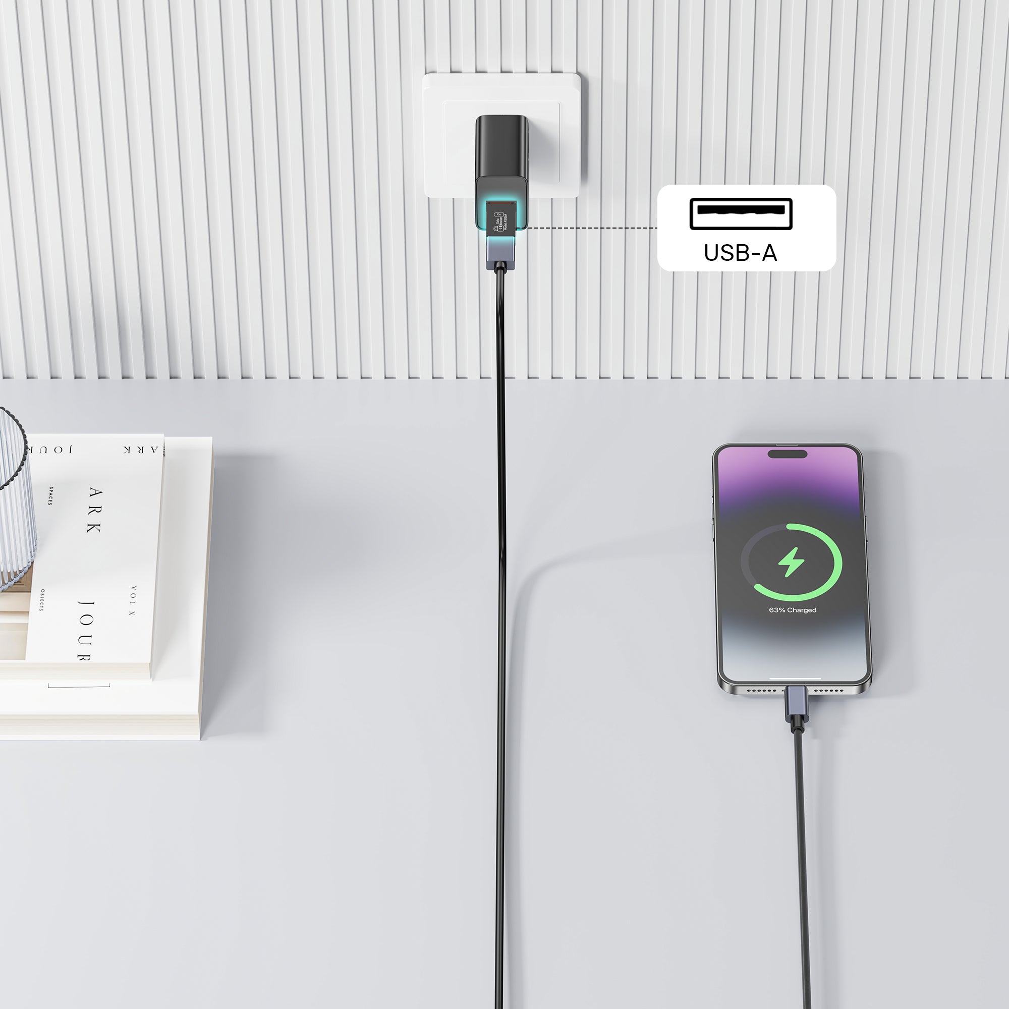 DataShield USB-A Data Blocker Adapter