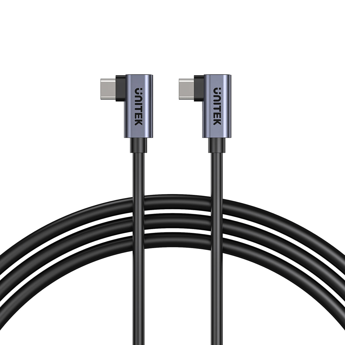90 Usb Cable PD 100W USB-C Cable Dual 90 Degree | UNITEK