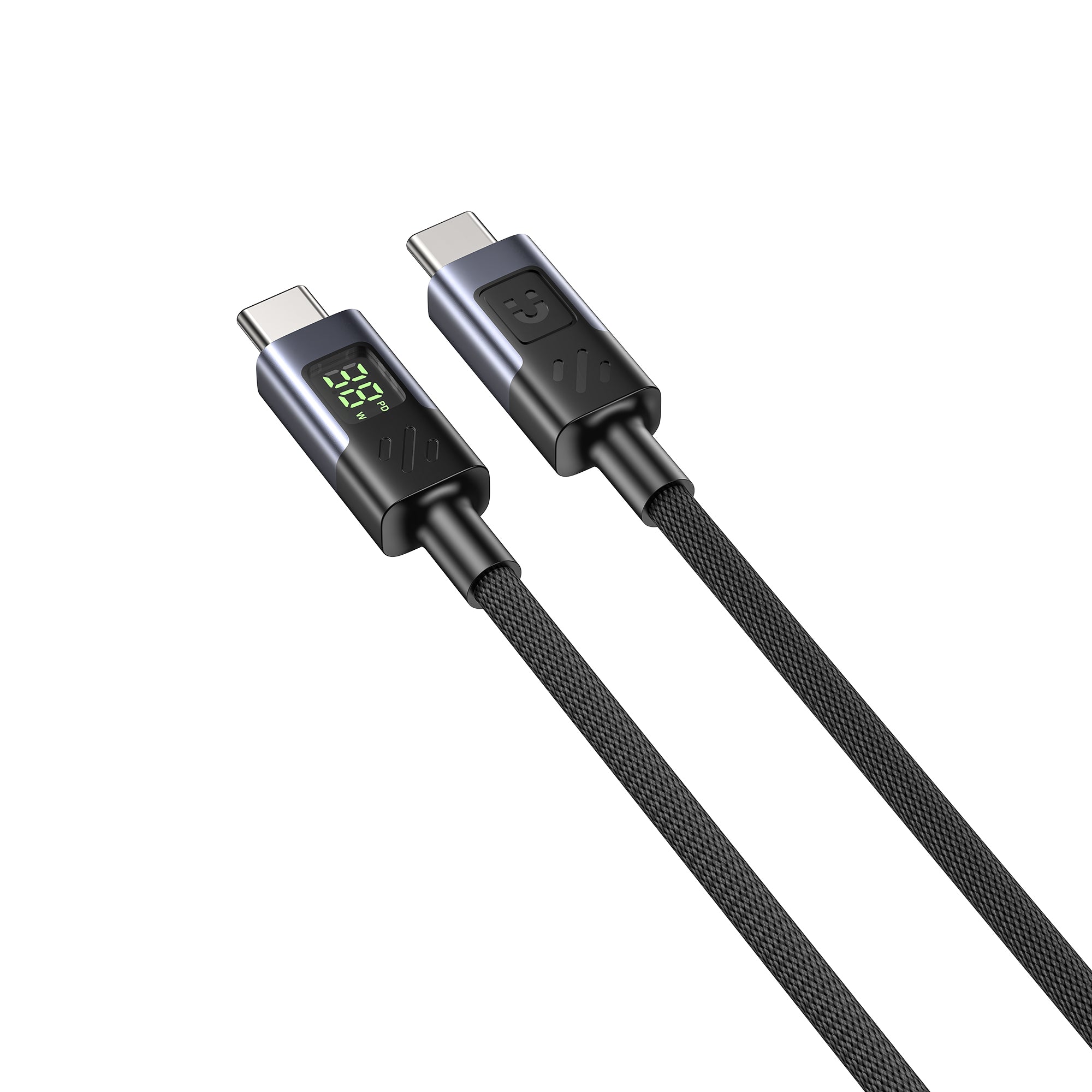 PD 60W USB-C Charging Cable with LED Display