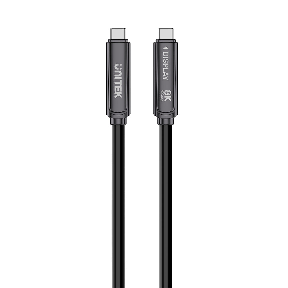 8K Fiber Optic Full-Featured USB-C Cable