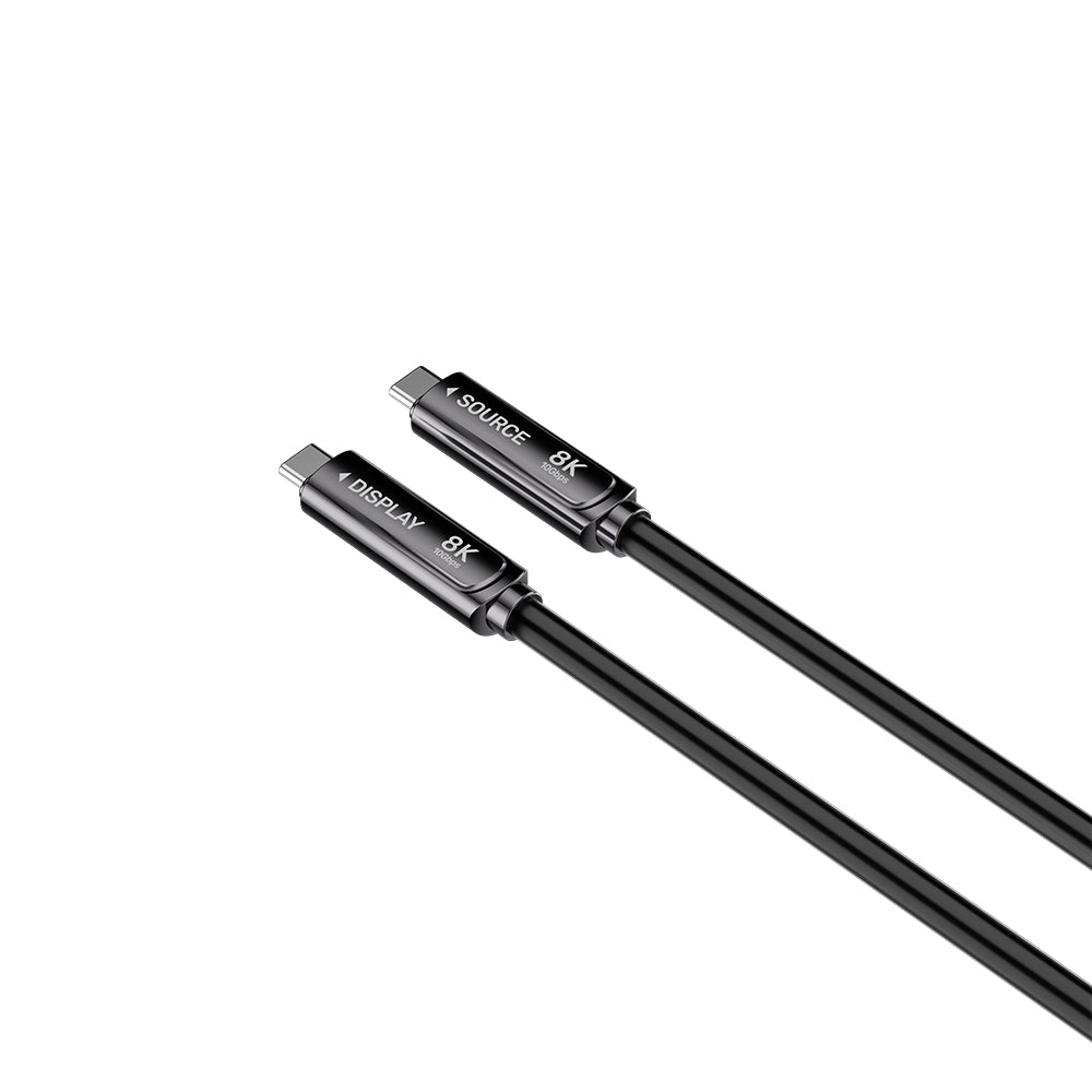 8K Fiber Optic Full-Featured USB-C Cable