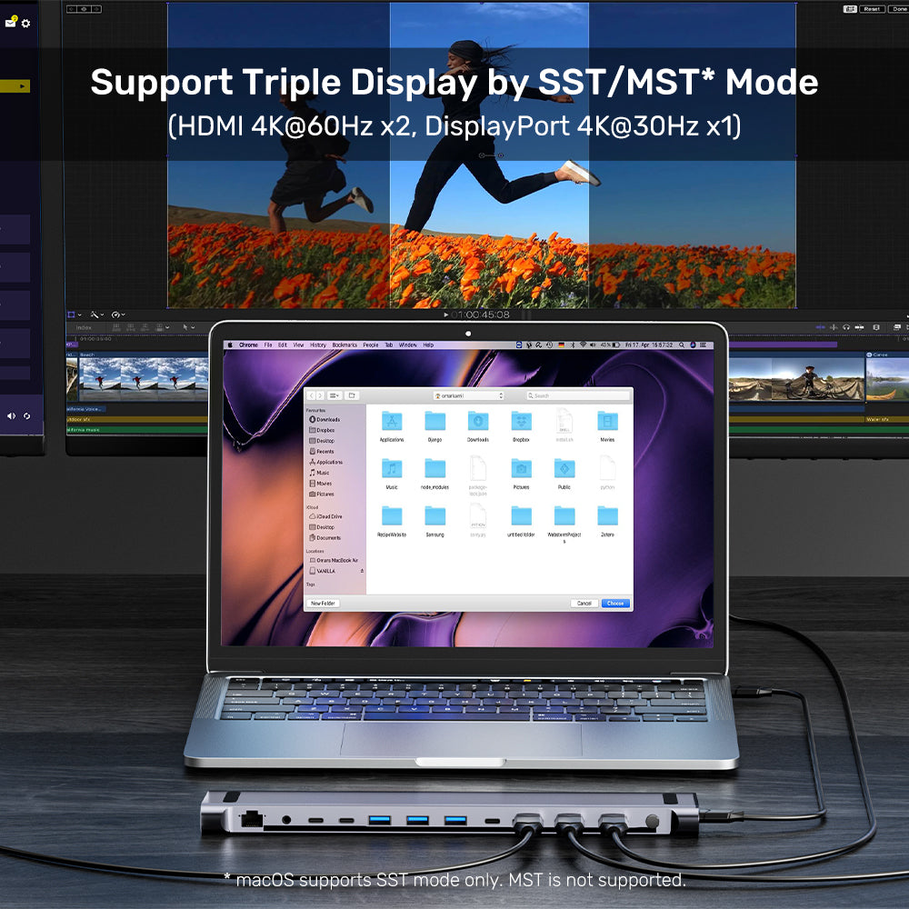 uHUB15+ USB-C Triple 4K KVM Docking Station
