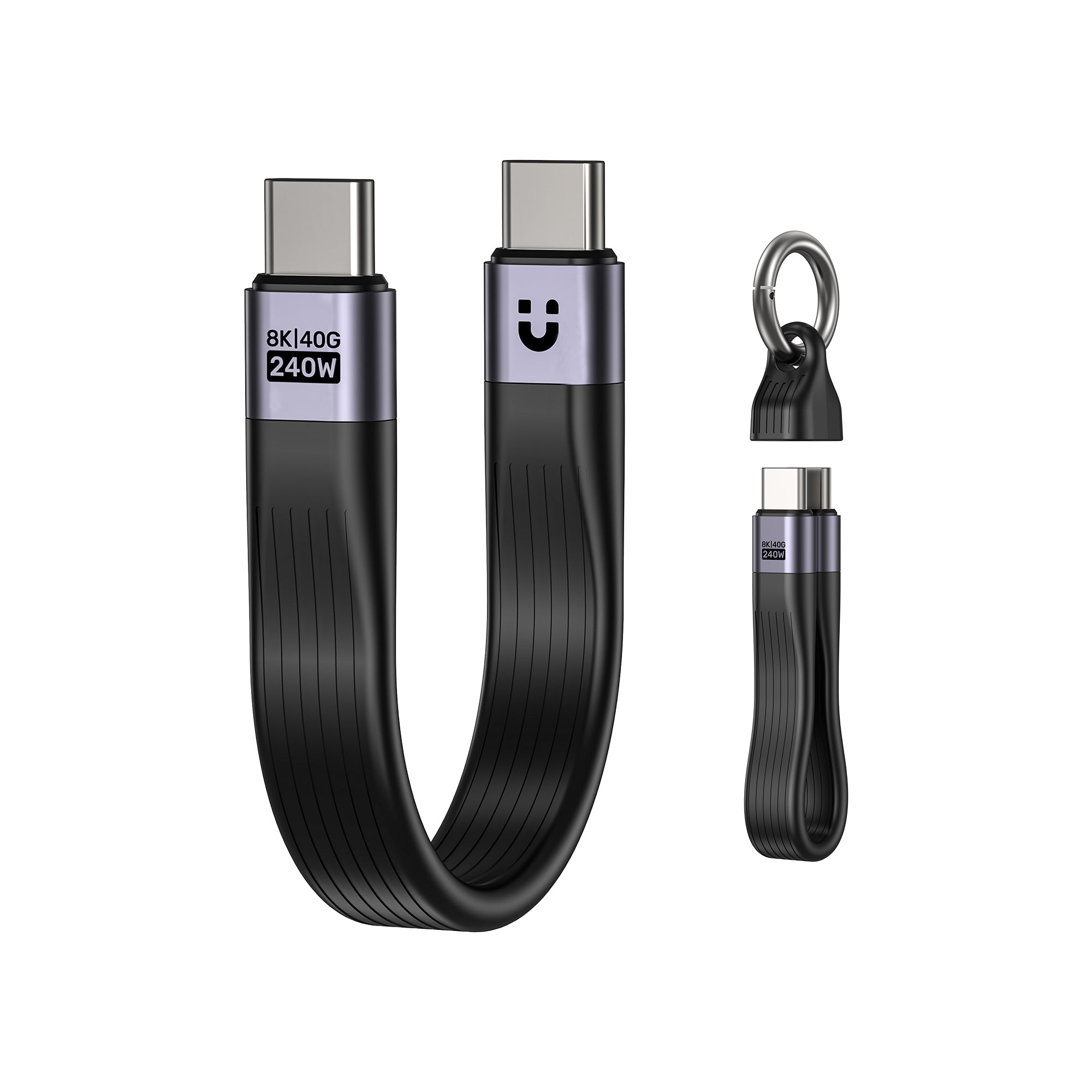 Full-Featured USB4 Keychain Cable with 240W PD | UNITEK