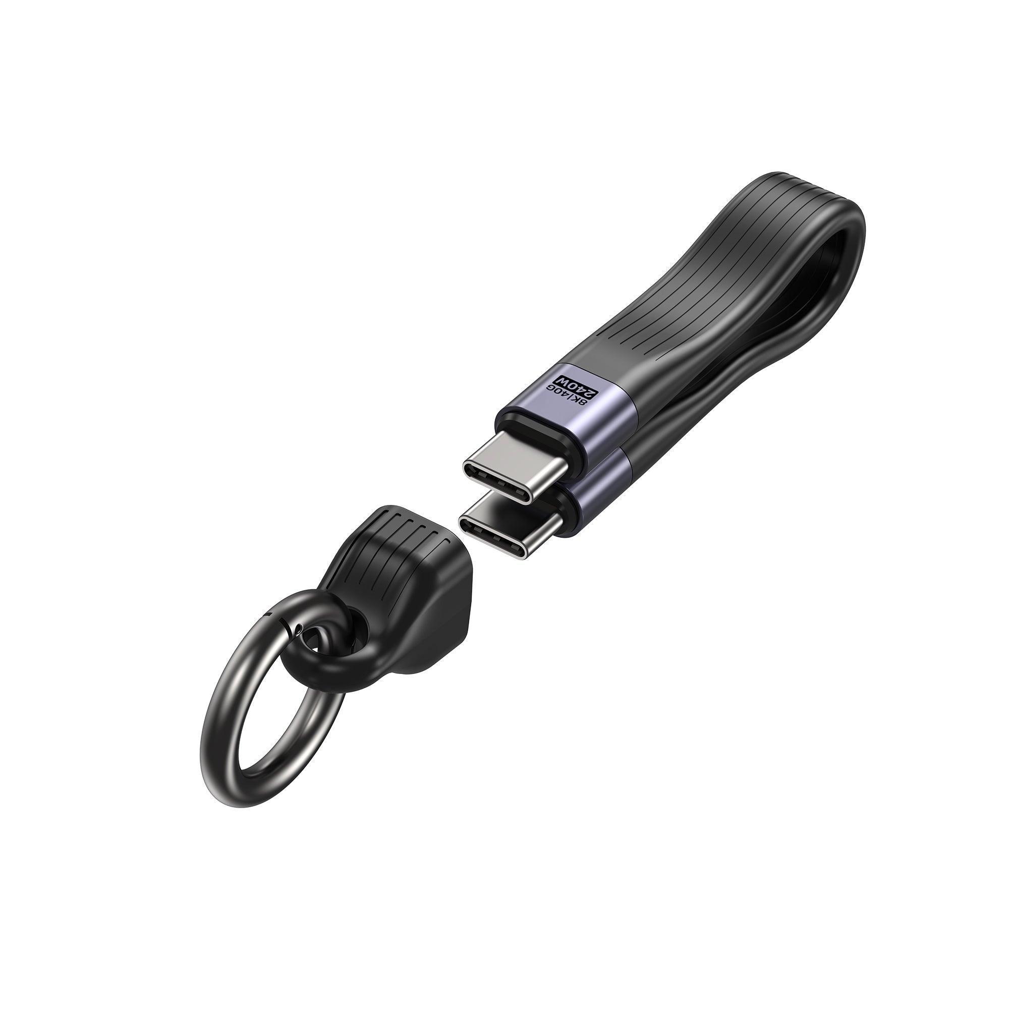 Full-Featured USB4 Keychain Cable with 240W PD | UNITEK