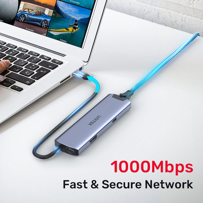 6-in-1 Multiport USB-C HUB | UNITEK