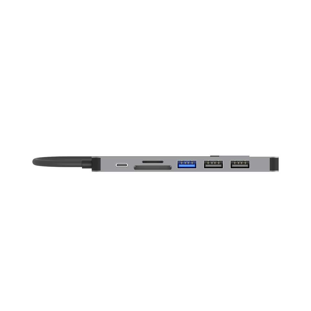 uHUB S7+ 7-in-1 USB-C 5Gbps Hub with 4K HDMI and 100W Power Delivery