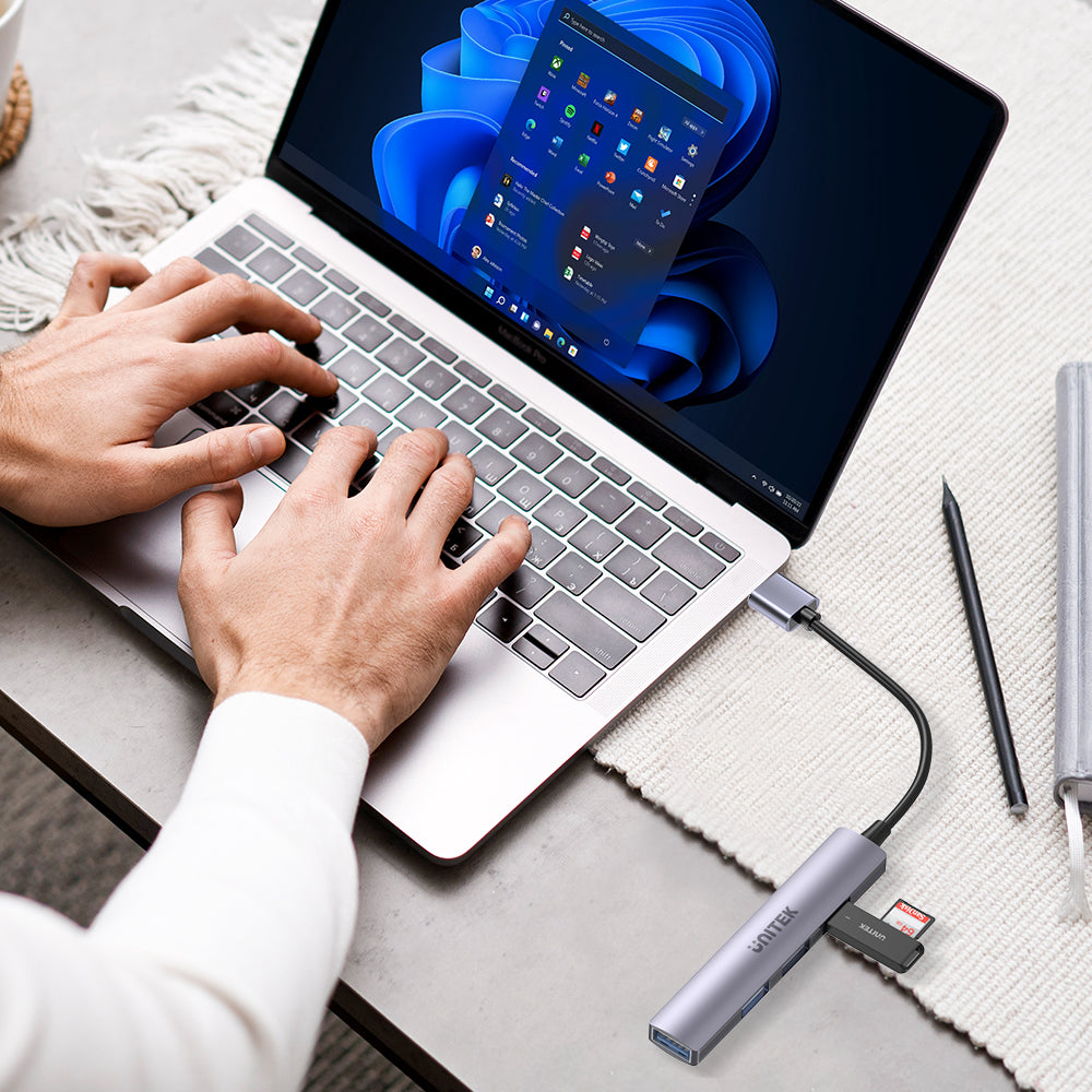 4-in-1 USB-A Hub