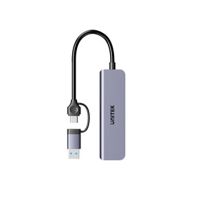 uHUB P5+ 5-in-1 USB 5Gbps Hub with SD and Micro SD Card Reader