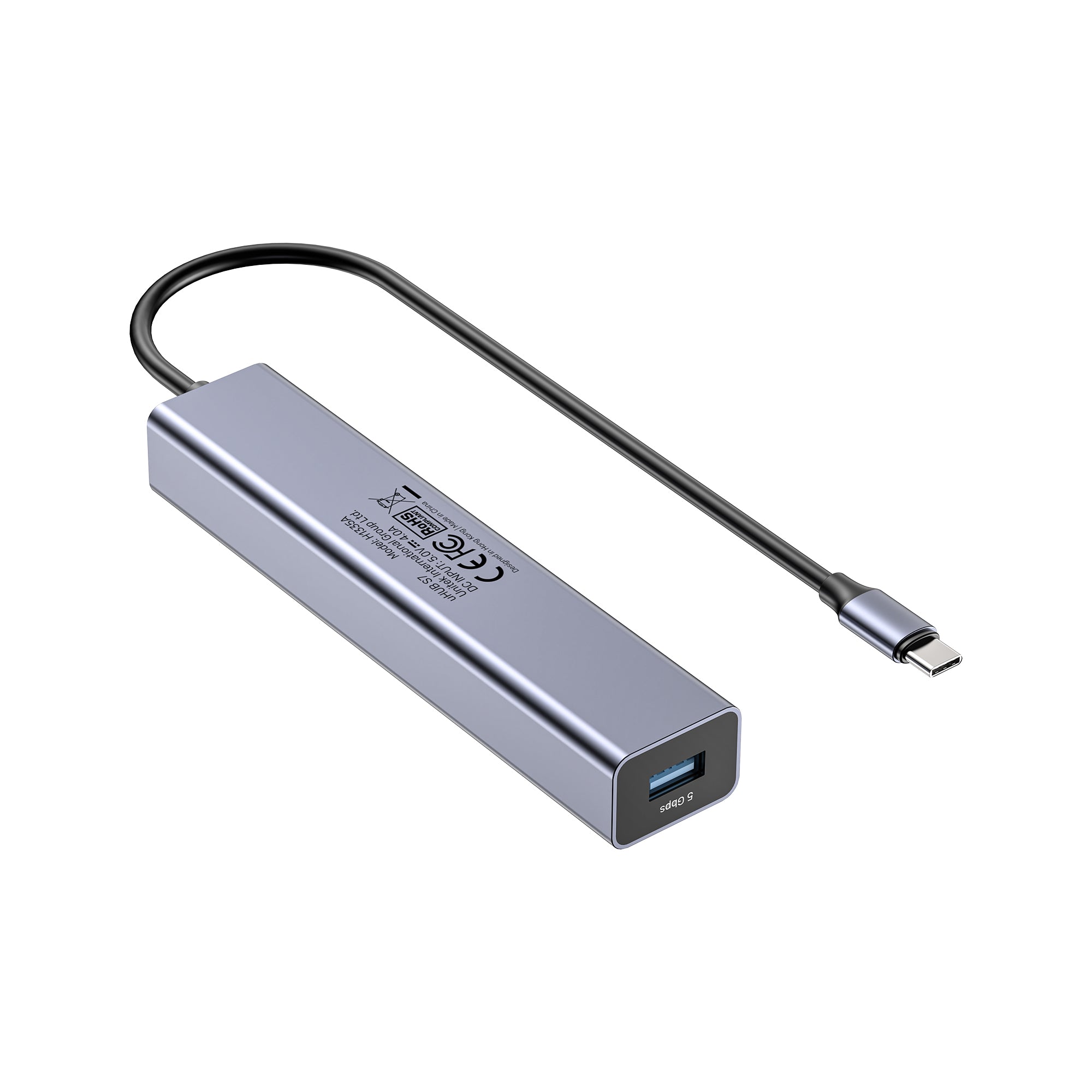 uHUB S7+ 7-in-1 USB-C Hub With 3 USB-C 10Gbps Ports and 4 USB-A 5 Gbps Ports
