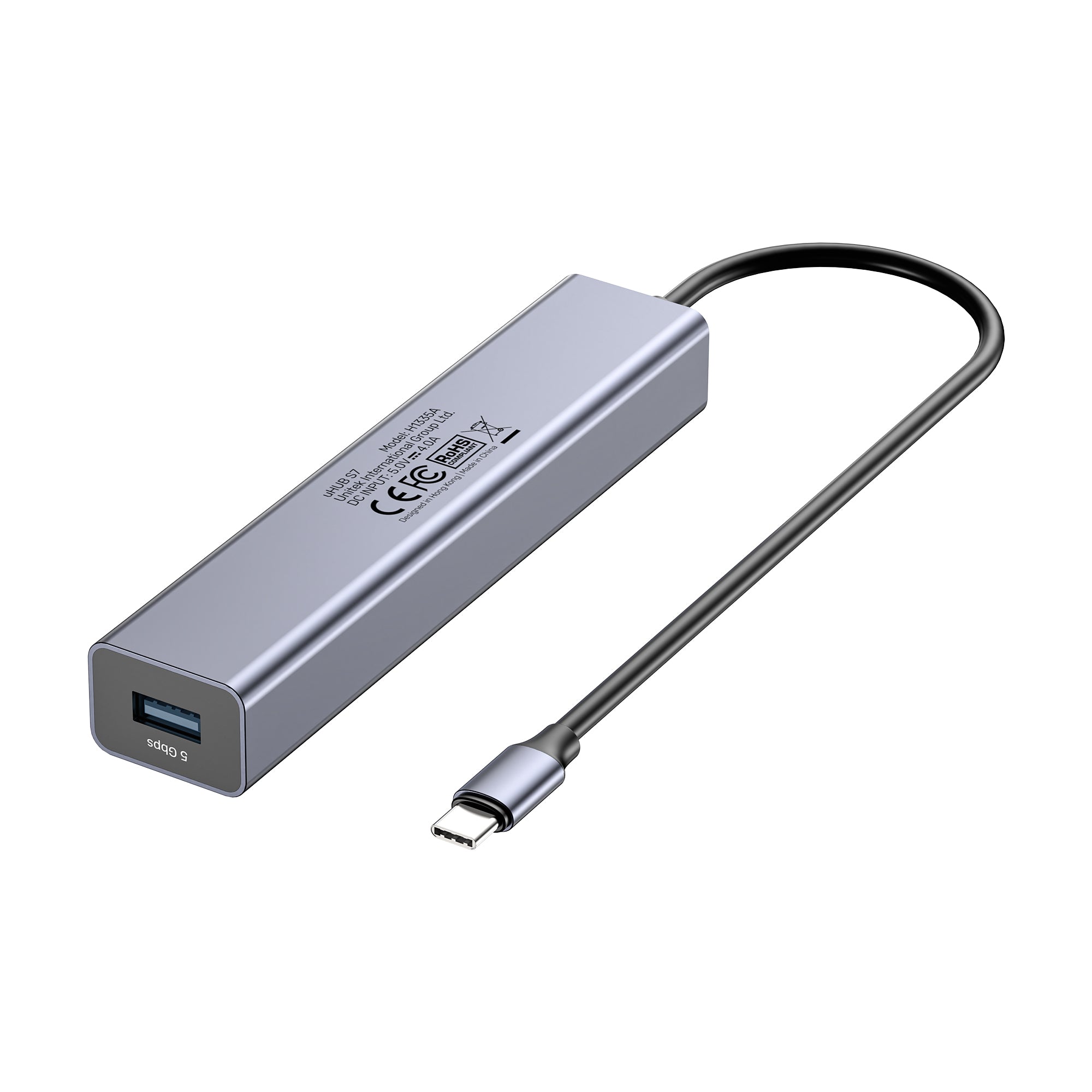 uHUB S7+ 7-in-1 USB-C Hub With 3 USB-C 10Gbps Ports and 4 USB-A 5 Gbps Ports