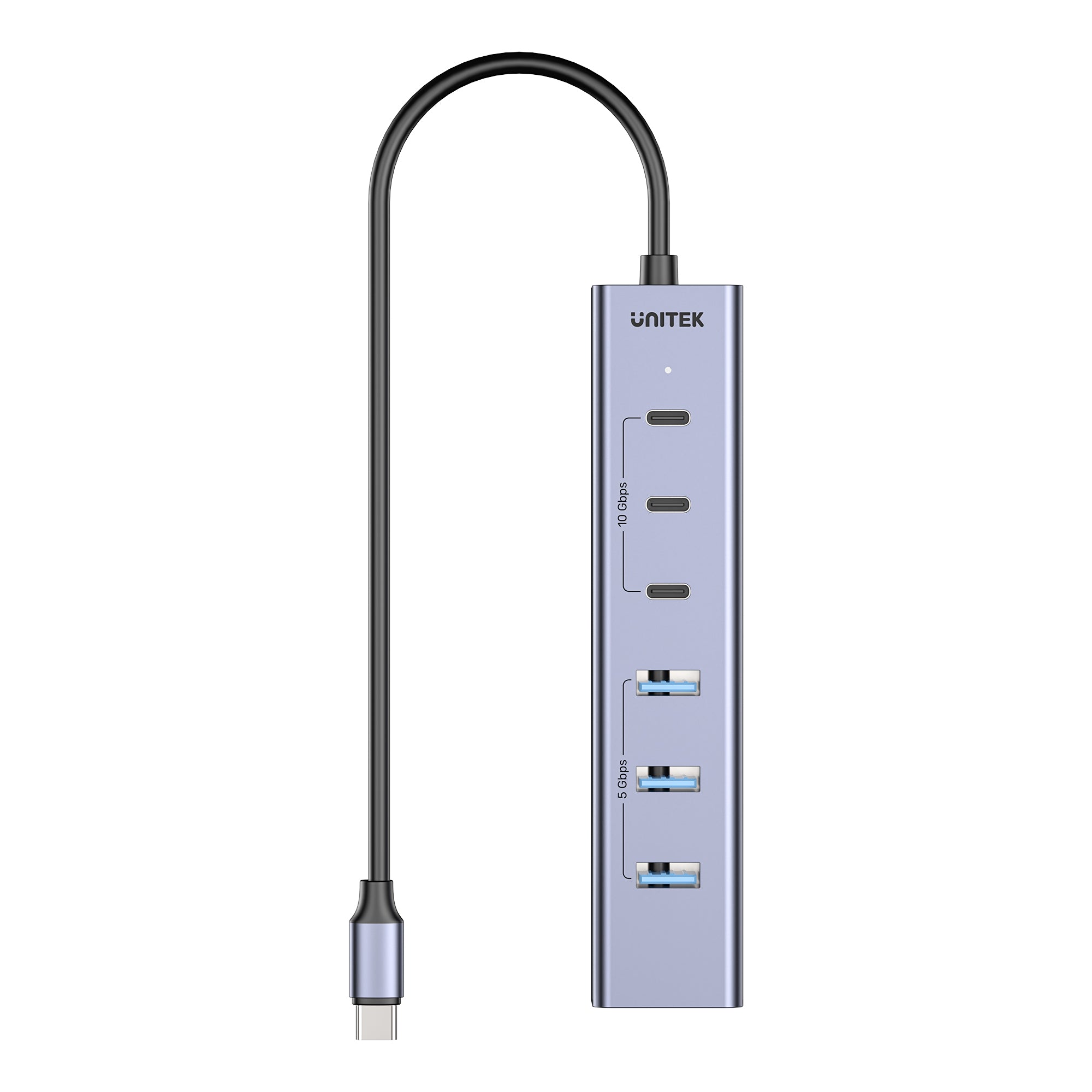 uHUB S7+ 7-in-1 USB-C Hub With 3 USB-C 10Gbps Ports and 4 USB-A 5 Gbps Ports