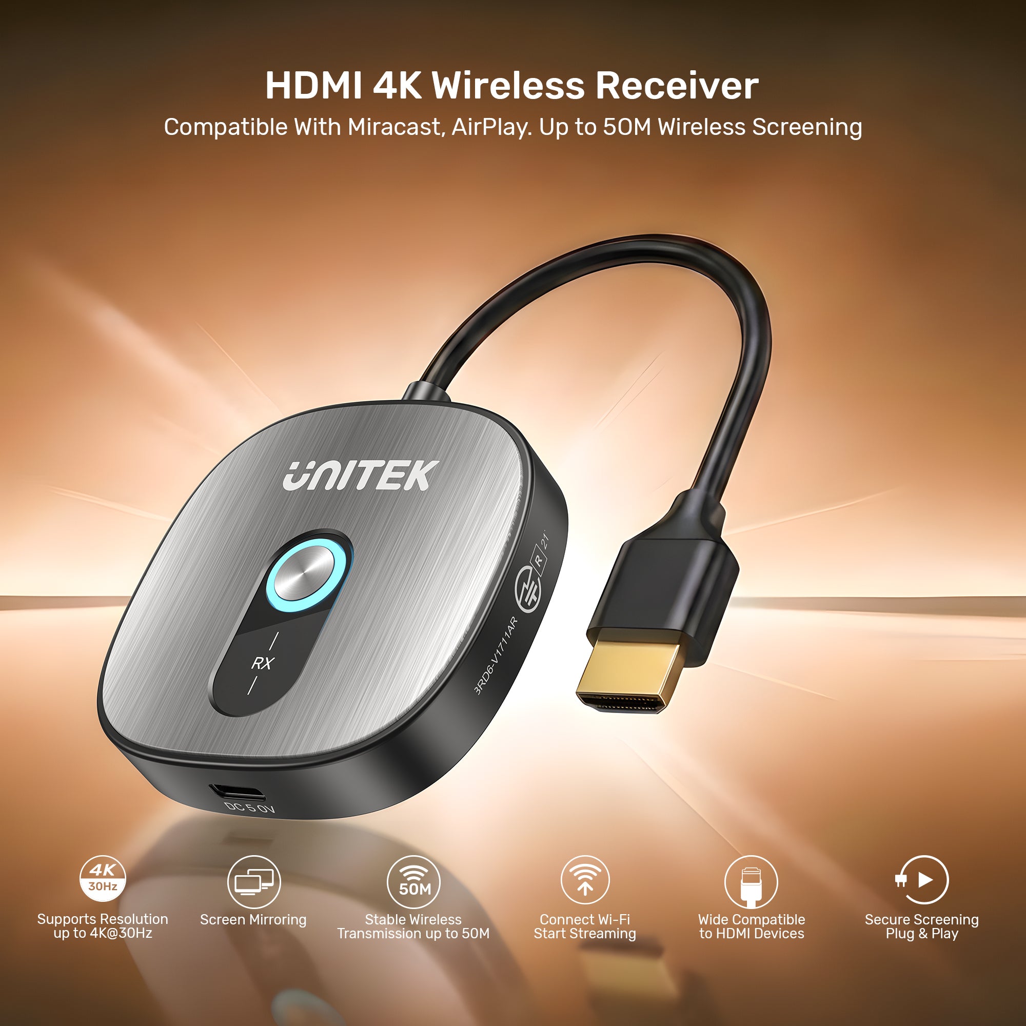 HDMI 4K Wireless Screening Adapter