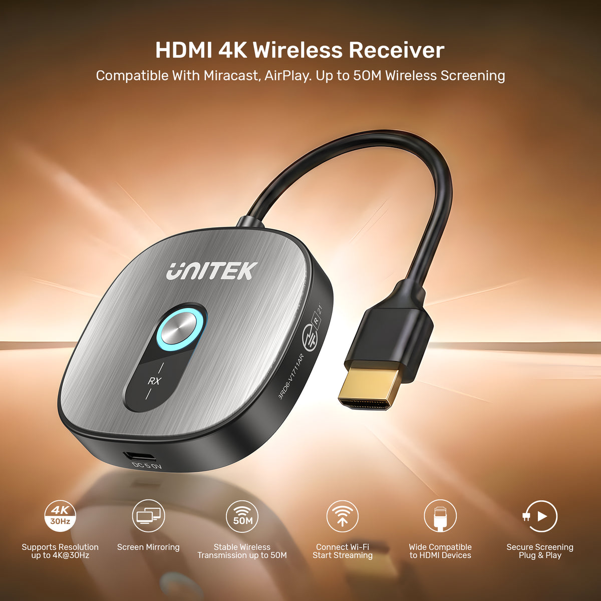 HDMI 4K Wireless Screening Adapter