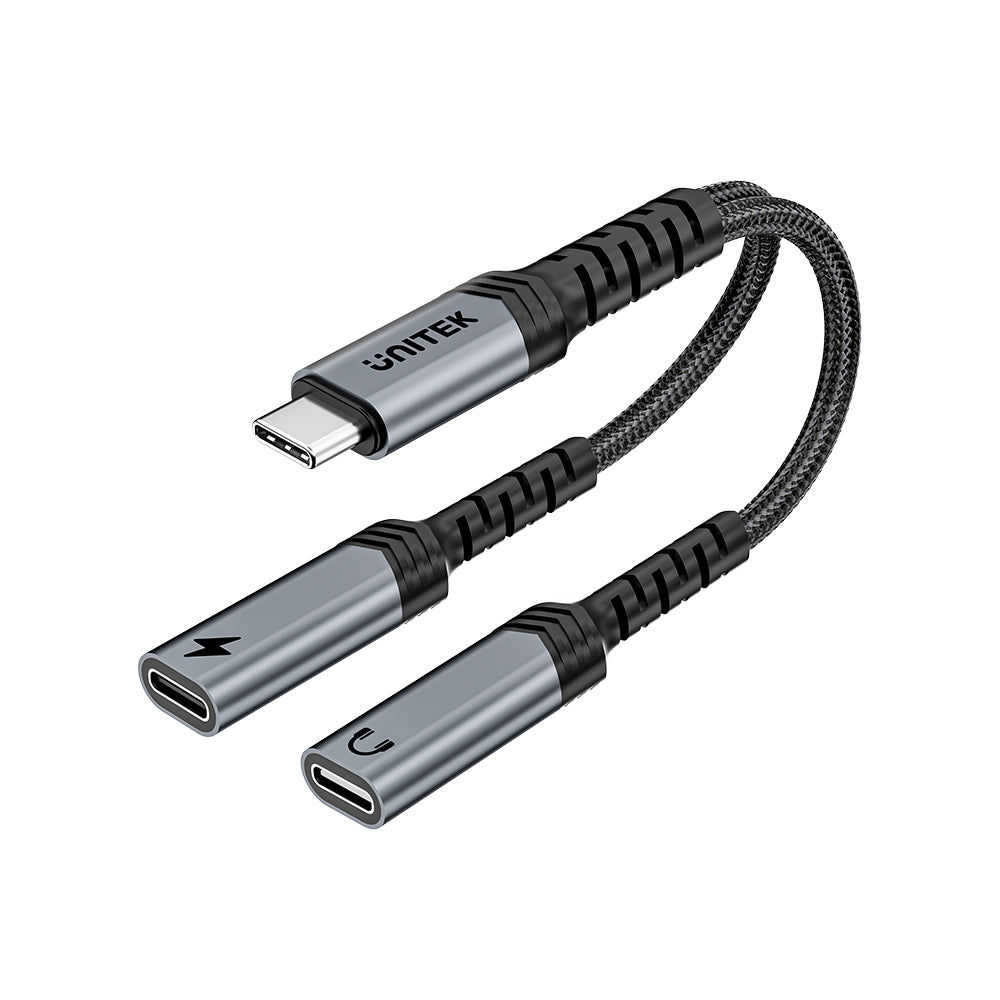USB-C to USB-C Audio and PD Charging Adapter