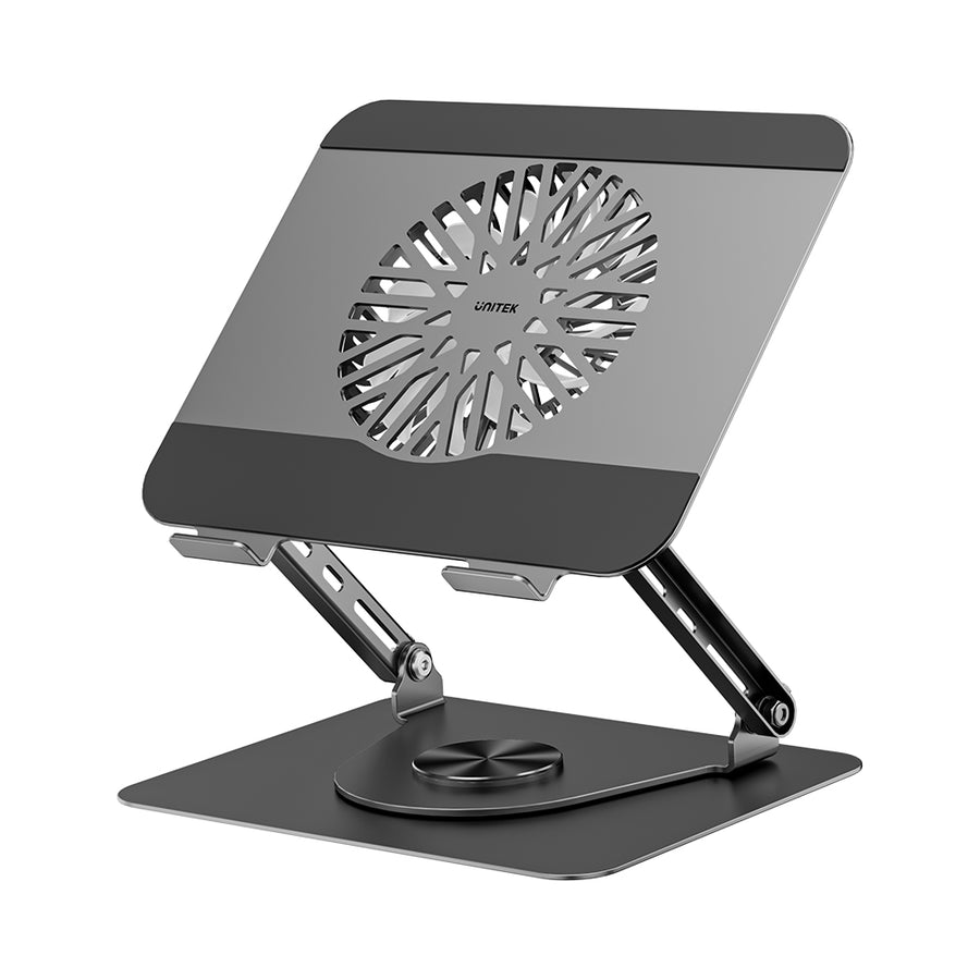 Adjustable Laptop Stand with Detachable Cooling Fan | UNITEK