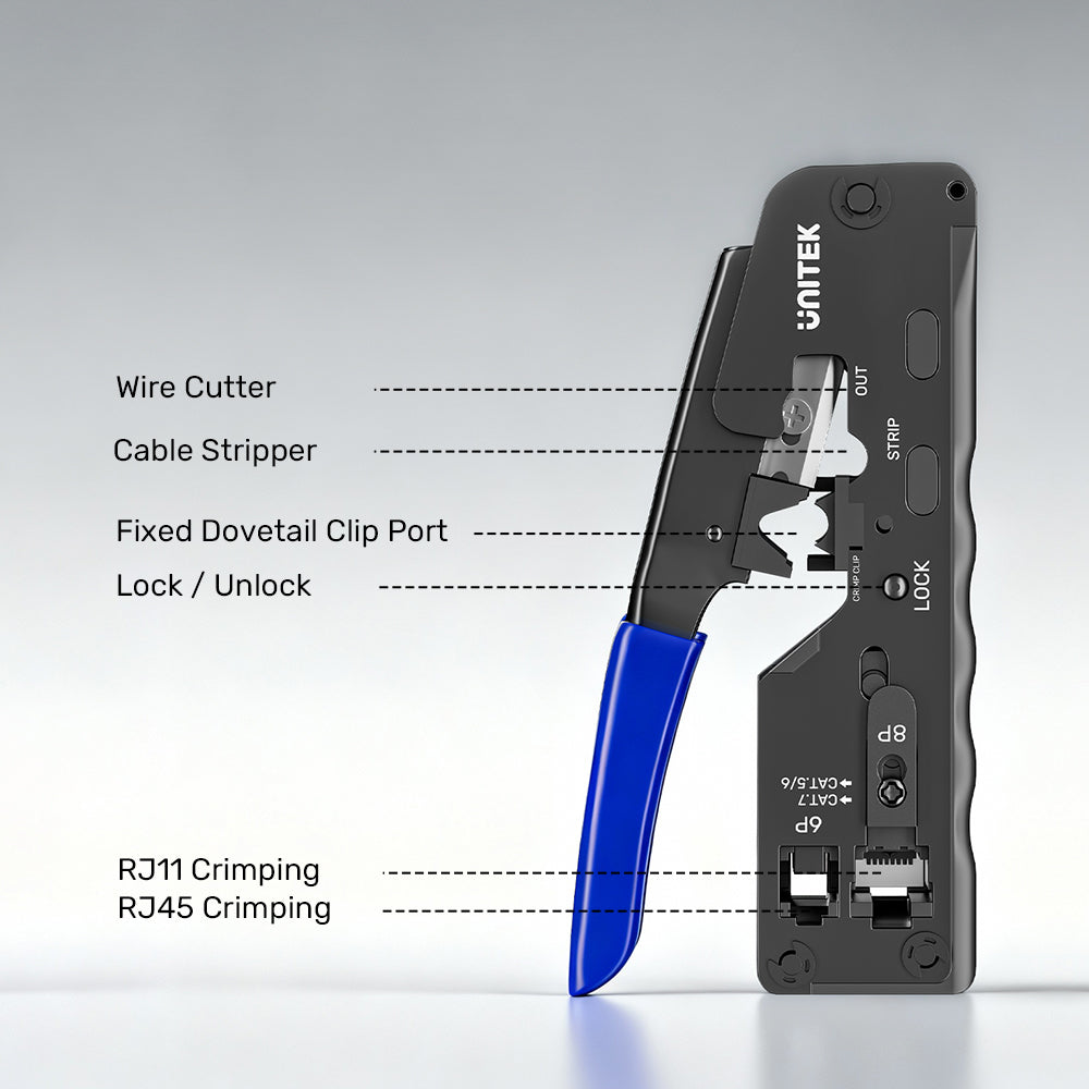 Multi-Function Network Cable Crimping Tool