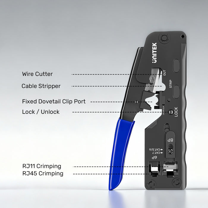 Multi-Function Network Cable Crimping Tool | UNITEK
