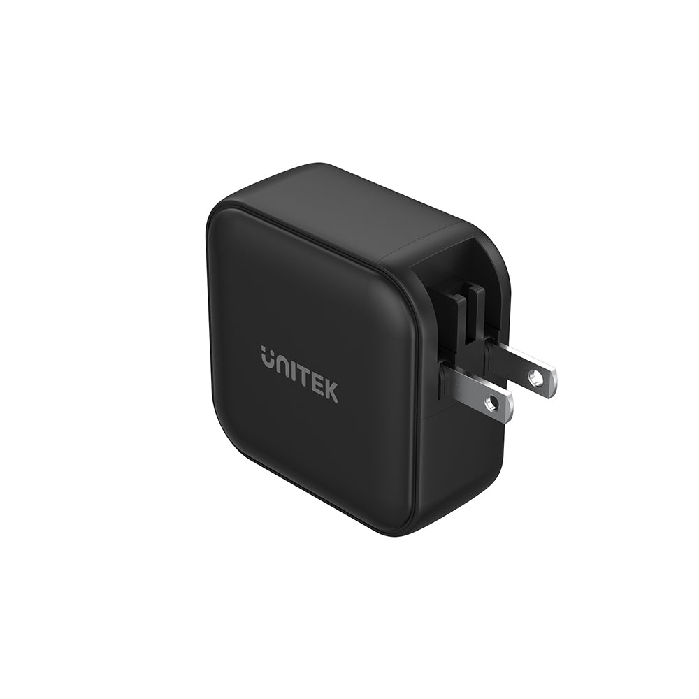 TRAVEL QUAD GaN 4 Ports 100W Charger with USB PD and QC 3.0 in Black (Travel Charger)