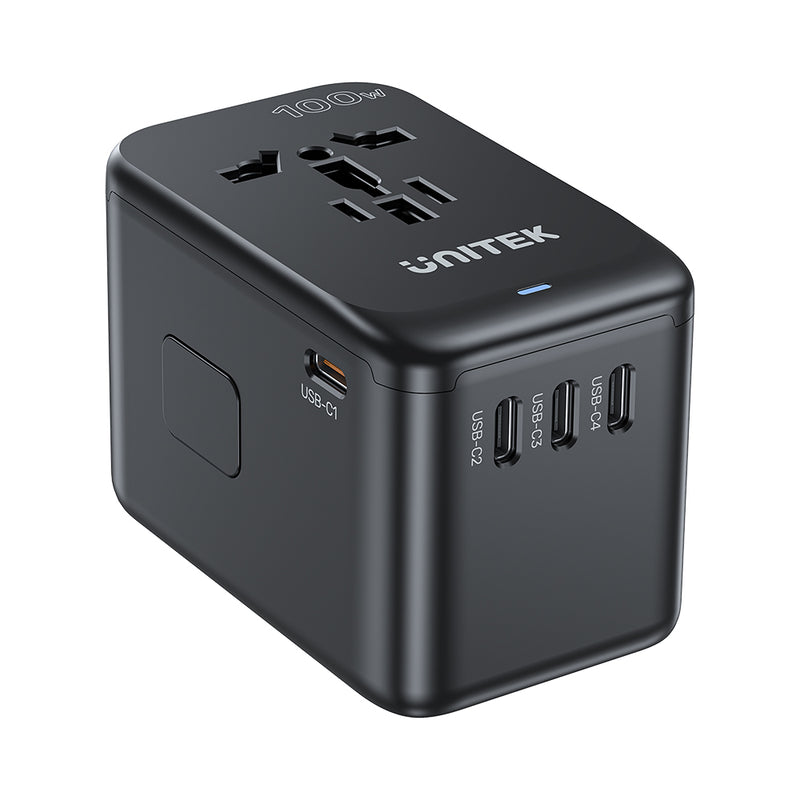 GaN 100W Universal Travel Adapter | UNITEK