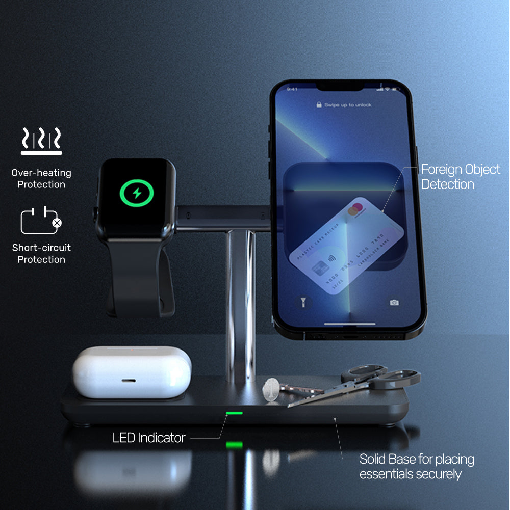 MagMighty TRI 3-in-1 Dividable Magnetic Wireless Charging Stand