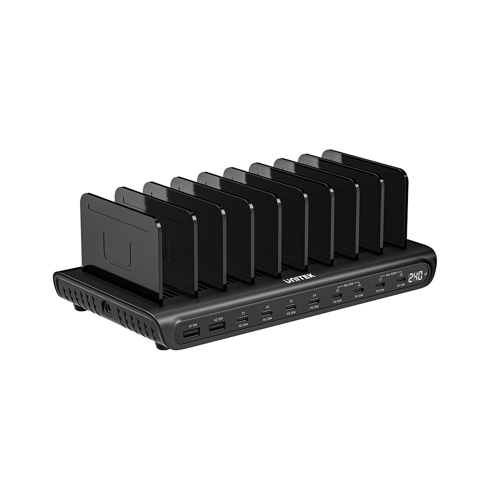 uCharge 240W 10-Port USB Smart Charging Station