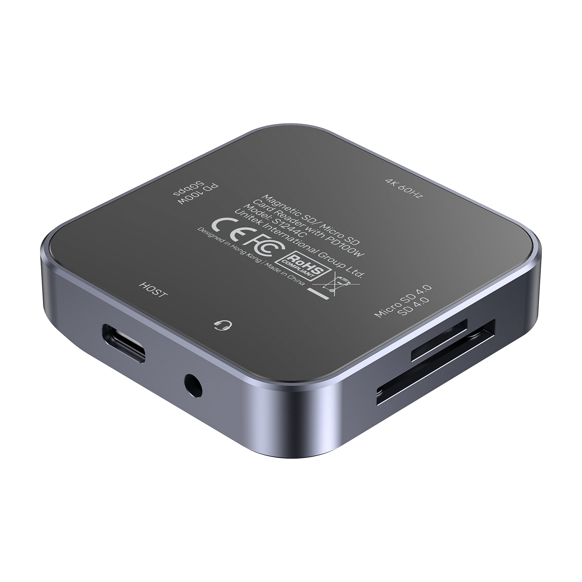 Magnetic SD/ Micro SD Card Reader with PD100W
